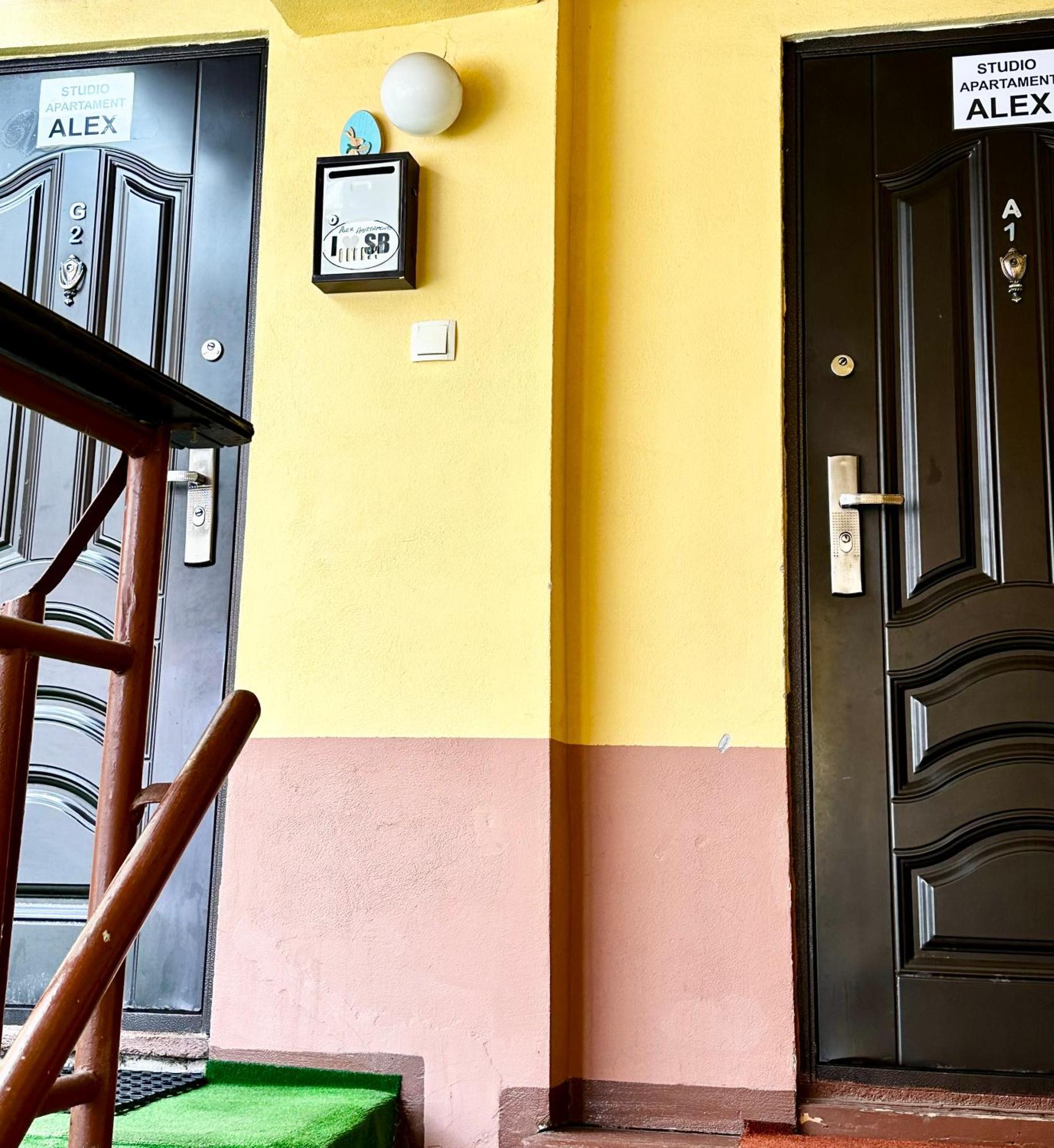 Appartamento Studio Apartament Alex Sibiu Esterno foto